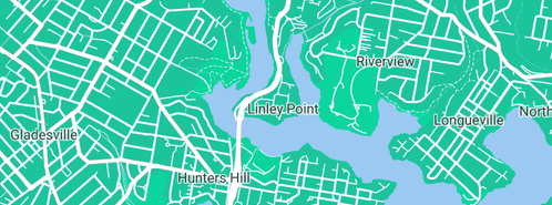 Map showing the location of Transplann in Linley Point, NSW 2066