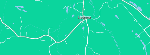 Map showing the location of Dorset in Lietinna, TAS 7260