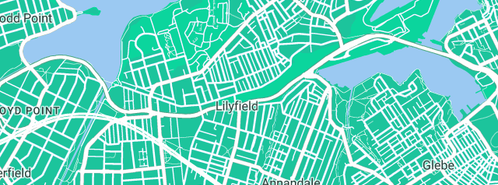 Map showing the location of Dr Jennifer Flatt in Lilyfield, NSW 2040