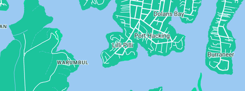 Map showing the location of Caltex Lilli Pilli Service Station in Lilli Pilli, NSW 2229