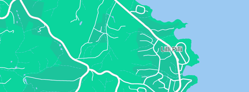 Map showing the location of Lilli Pilli Sublime in Lilli Pilli, NSW 2536