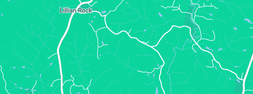 Map showing the location of Jingi Walla Farm in Lillian Rock, NSW 2480