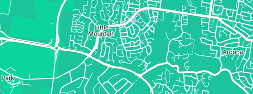 Map showing the location of A Class Windscreens in Little Mountain, QLD 4551