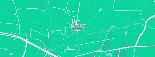 Map showing the location of Jeromy White Agricultural Contracting in Longwarry North, VIC 3816