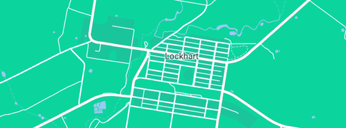 Map showing the location of Lockhart Pre-School Kindergarten in Lockhart, NSW 2656