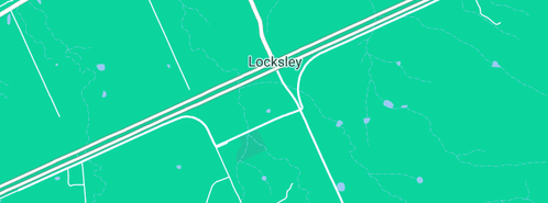Map showing the location of Locksley Rest Area in Locksley, VIC 3665