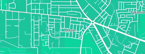 Map showing the location of Juniper Boronia Court in Lockyer, WA 6330
