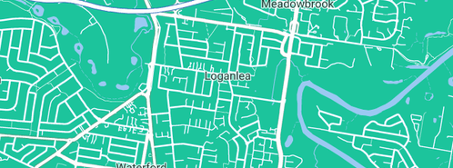 Map showing the location of Blacka Wear Pty Ltd in Loganlea, QLD 4131