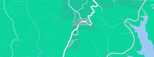 Map showing the location of The Medical Practice Lower Beechmont in Lower Beechmont, QLD 4211