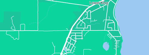 Map showing the location of Denham Marketing & Digital Audio in Lower King, WA 6330