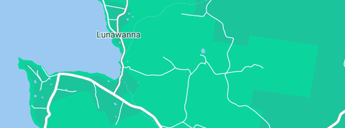 Map showing the location of Hawke in Lunawanna, TAS 7150
