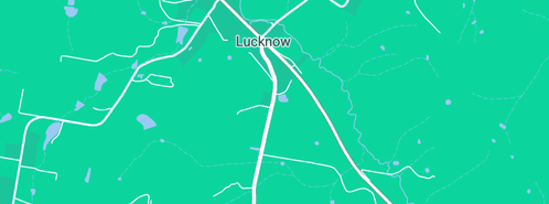 Map showing the location of Lucknow Pumps in Lucknow, NSW 2800