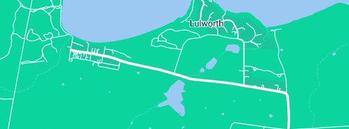 Map showing the location of Statik Electrical in Lulworth, TAS 7252