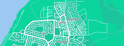 Map showing the location of Web 365 in Lyons, NT 810