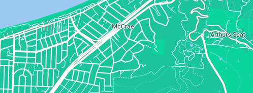 Map showing the location of Sandlok Beach Umbrellas in Mccrae, VIC 3938