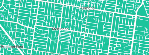 Map showing the location of Chambers' Crackers in Mckinnon, VIC 3204