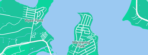 Map showing the location of Mannering Park Fishermen's Co-Op Ltd in Mannering Park, NSW 2259