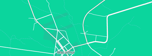 Map showing the location of Macarthur Community Health in Macarthur, VIC 3286