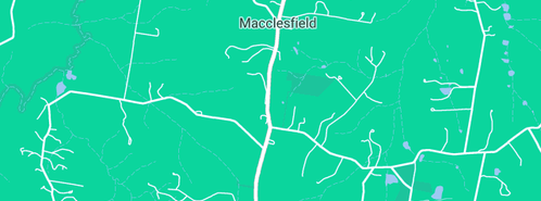 Map showing the location of Blue Dandenongs Domestic Water Supply in Macclesfield, VIC 3782