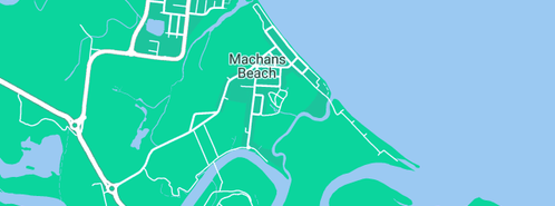 Map showing the location of Natural Balance Clothing in Machans Beach, QLD 4878