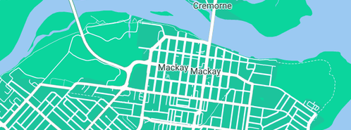 Map showing the location of Touch Up Wizard in Mackay North, QLD 4740