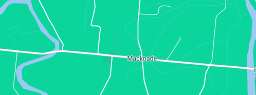 Map showing the location of Pennisi R in Macknade, QLD 4850