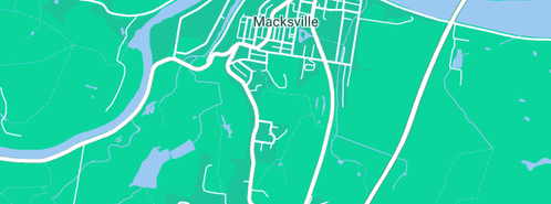 Map showing the location of Ngurrala Aboriginal Corporation in Macksville, NSW 2447