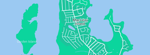 Map showing the location of The Brand Express in Macleay Island, QLD 4184