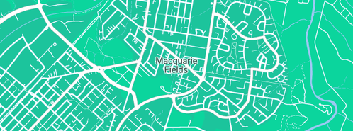 Map showing the location of Finishing Touch Flooring & Improvement Centre in Macquarie Fields, NSW 2564