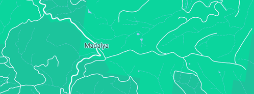 Map showing the location of Accu Wealth Group Pty Ltd Tas Elite Tax Practitioners in Madalya, VIC 3971