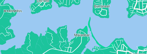 Map showing the location of Book Bunny in Maianbar, NSW 2230