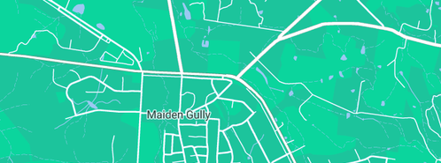 Map showing the location of Carl Rolfe Visual Artist in Maiden Gully, VIC 3551