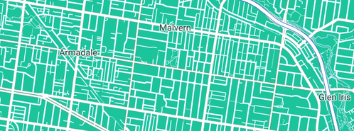 Map showing the location of Just Family law in Malvern, VIC 3144