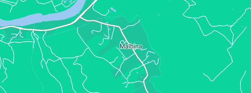 Map showing the location of Brett Wallner Painting in Malbina, TAS 7140