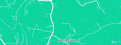 Map showing the location of Brian Design Photographic School in Martins Creek, NSW 2420