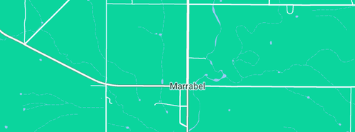 Map showing the location of Rowett R N in Marrabel, SA 5413