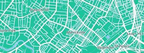 Map showing the location of Imagination Graphics in Marrickville, NSW 2204