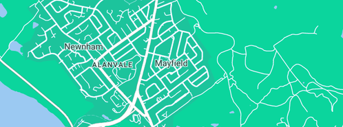 Map showing the location of Anytime Carpet Care in Mayfield, TAS 7248