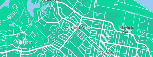 Map showing the location of Robotic Systems in Mayfield West, NSW 2304