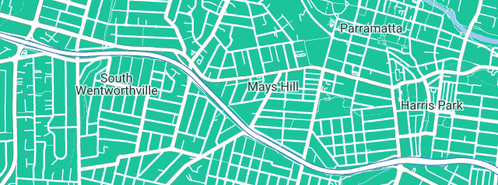 Map showing the location of Master Driving School in Mays Hill, NSW 2145