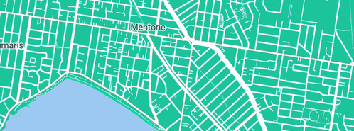 Map showing the location of Corporate Internet Australia in Mentone, VIC 3194