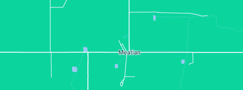 Map showing the location of Grey I K in Meatian, VIC 3585