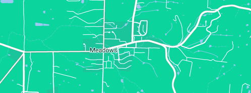 Map showing the location of Raine & Horne Meadows in Meadows, SA 5201