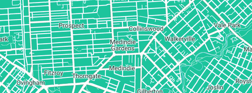 Map showing the location of Specialised Debt Solutions in Medindie Gardens, SA 5081