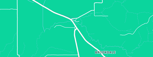 Map showing the location of BROWN FENCING in Meelon, WA 6208