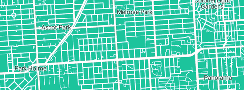Map showing the location of Kingswood Storage in Melrose Park, SA 5039
