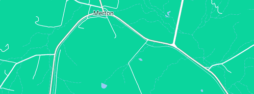 Map showing the location of Merton Recreation Pavilion in Merton, VIC 3715