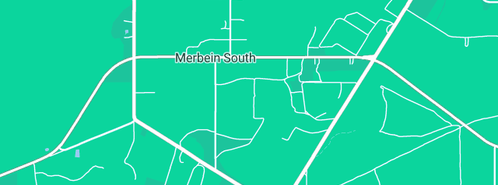 Map showing the location of Mazza in Merbein South, VIC 3505