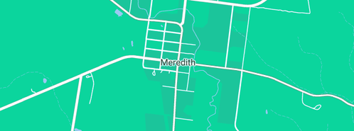 Map showing the location of Blacklock P W & J G in Meredith, VIC 3333