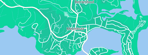 Map showing the location of Bert Peters & Associates in Merimbula, NSW 2548